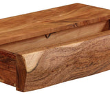 vidaXL Wandschappen 2 st 30x17x8 cm massief acaciahout