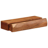 vidaXL Wandschappen 2 st 30x17x8 cm massief acaciahout
