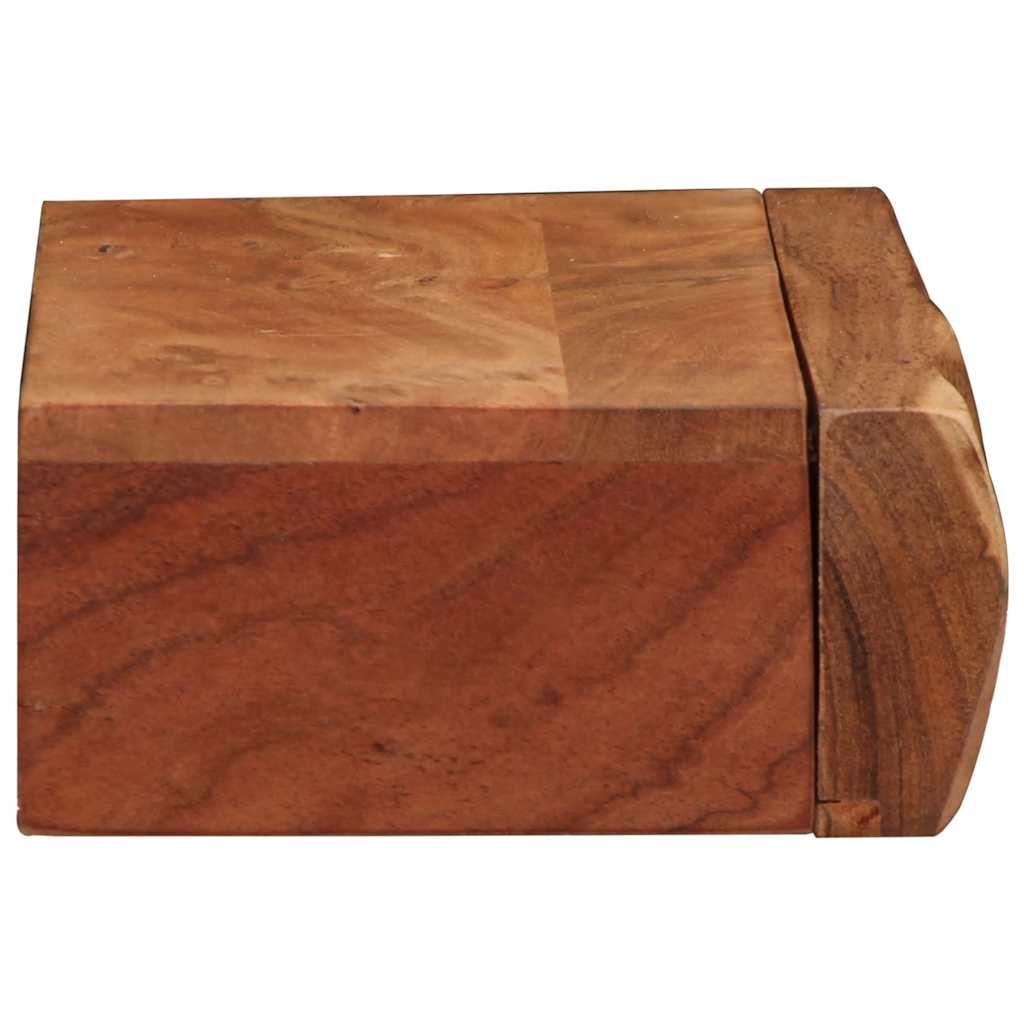 vidaXL Wandschappen 2 st 30x17x8 cm massief acaciahout