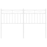vidaXL Vervangend hoofdbord 75 cm metaal zwart