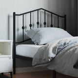 vidaXL Replacement Headboard 90 cm Metal Black