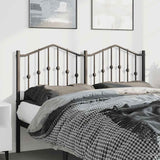 vidaXL Replacement Headboard 90 cm Metal Black