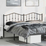 vidaXL Replacement Headboard 90 cm Metal Black