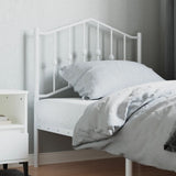 vidaXL Replacement Headboard 90 cm Metal Black
