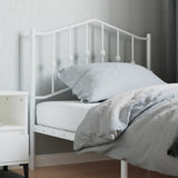 vidaXL Replacement Headboard 90 cm Metal Black
