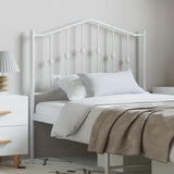 vidaXL Replacement Headboard 90 cm Metal Black