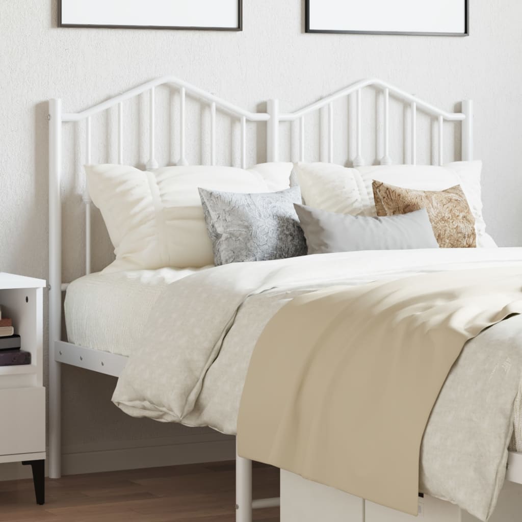 vidaXL Replacement Headboard 90 cm Metal Black