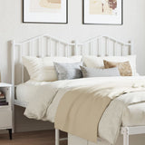 vidaXL Replacement Headboard 90 cm Metal Black