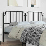 vidaXL Replacement Headboard 90 cm Metal Black