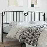 vidaXL Replacement Headboard 90 cm Metal Black