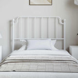 vidaXL Replacement Headboard 90 cm Metal Black