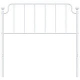 vidaXL Replacement Headboard 90 cm Metal Black