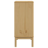 vidaXL Chest of Drawers FLORO Solid Pine Wash Brown