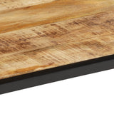 vidaXL Salontafel 45x45x35 cm massief ruw mangohout