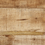 vidaXL Salontafel 45x45x35 cm massief ruw mangohout