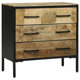 vidaXL Sideboard with Drawer 70 x 35 x 70 cm Solid Mango Wood