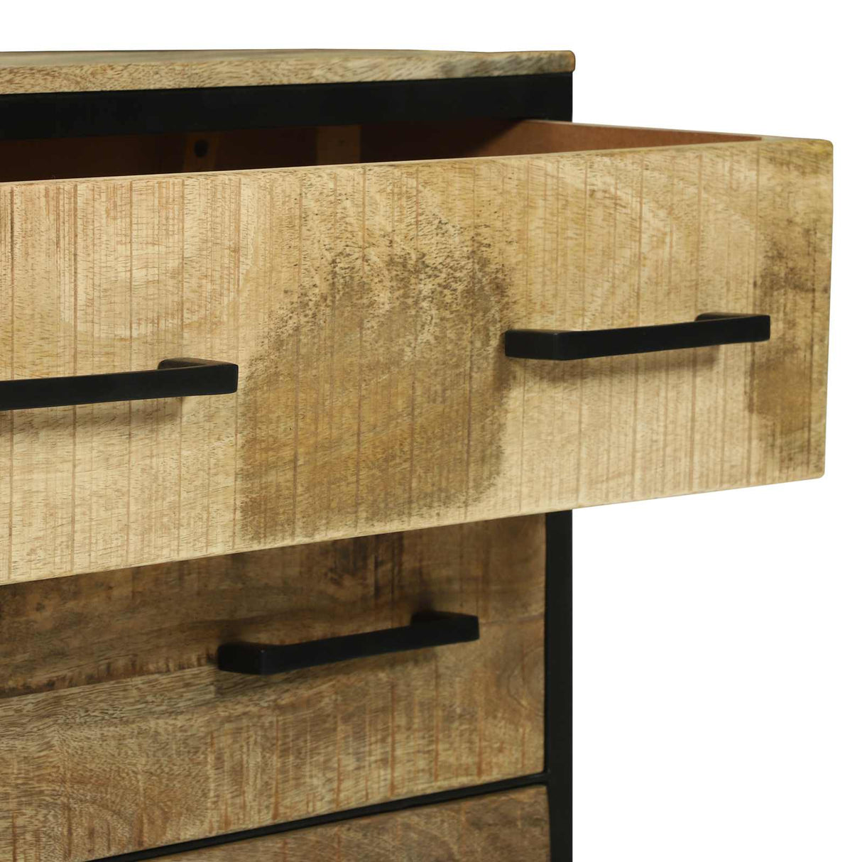 vidaXL Sideboard with Drawer 70 x 35 x 70 cm Solid Mango Wood