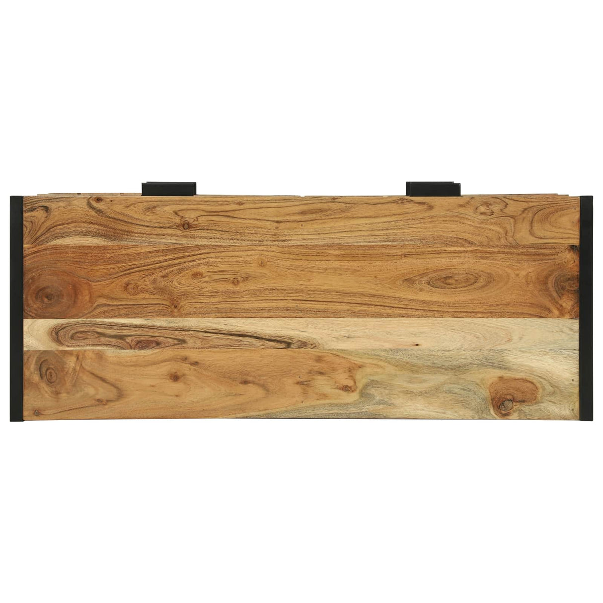 vidaXL Wandtafel met lade Bruin 90 x 35 x 75 cm Massief Acacia Hout
