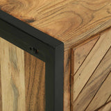vidaXL Wandtafel met lade Bruin 90 x 35 x 75 cm Massief Acacia Hout