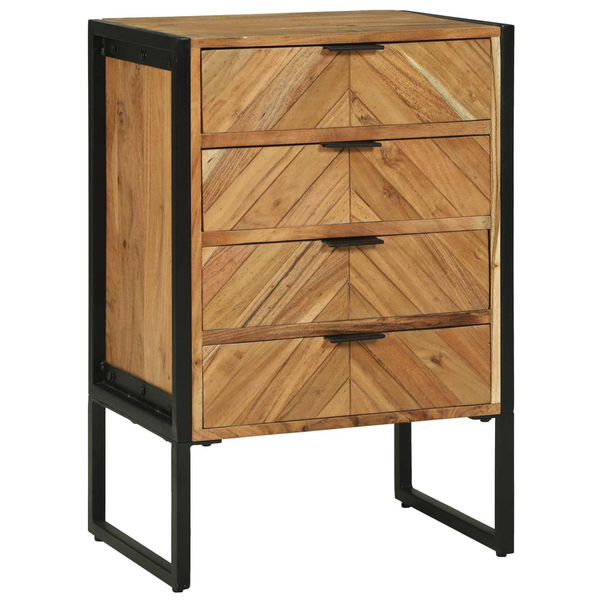 vidaXL Sideboard 100 x 30 x 75 cm Solid Acacia Wood
