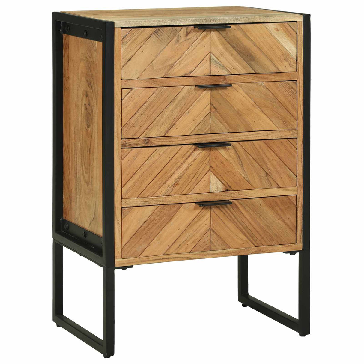 vidaXL Sideboard 100 x 30 x 75 cm Solid Acacia Wood