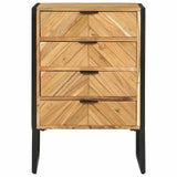 vidaXL Sideboard 100 x 30 x 75 cm Solid Acacia Wood