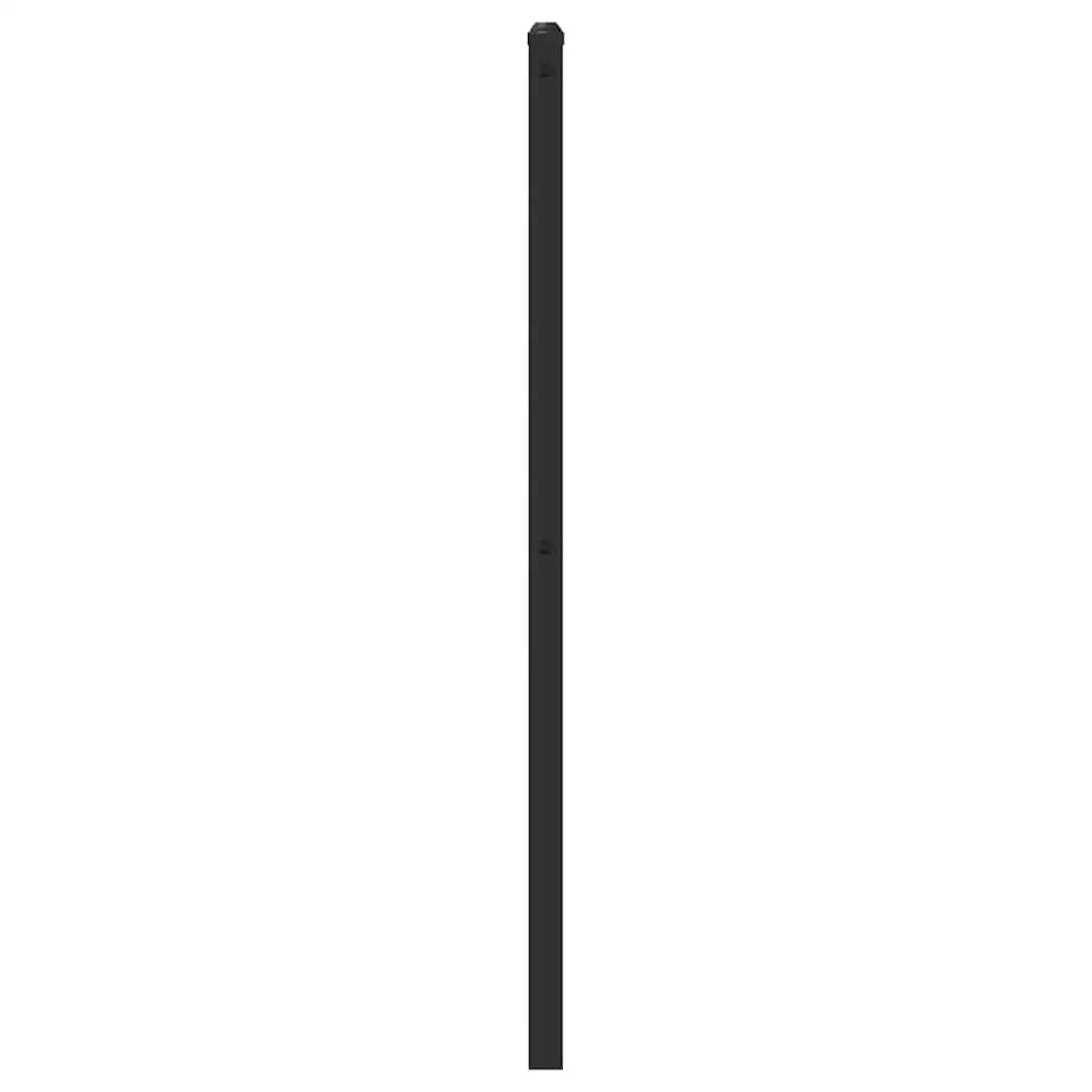 vidaXL Vervangend hoofdbord 75 cm metaal zwart