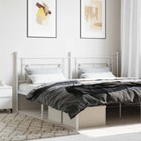 vidaXL Replacement Headboard 90 cm Metal Black