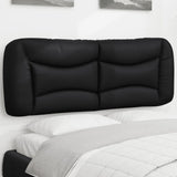 vidaXL Hoofdbordkussen "Hvar" 80 cm kunstleer zwart