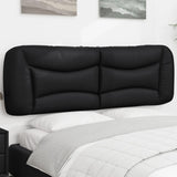 vidaXL Hoofdbordkussen "Hvar" 80 cm kunstleer zwart