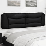 vidaXL Hoofdbordkussen "Hvar" 80 cm kunstleer zwart
