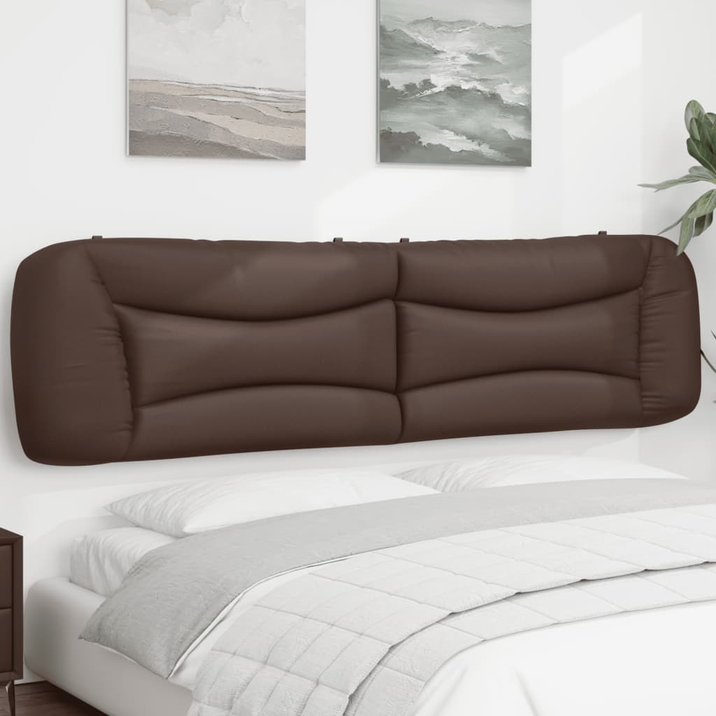 vidaXL Hoofdbordkussen "Hvar" 80 cm kunstleer zwart