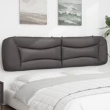 vidaXL Hoofdbordkussen "Hvar" 80 cm kunstleer zwart