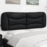 vidaXL Headboard Cushion "Hvar" Black 100 cm Faux Leather