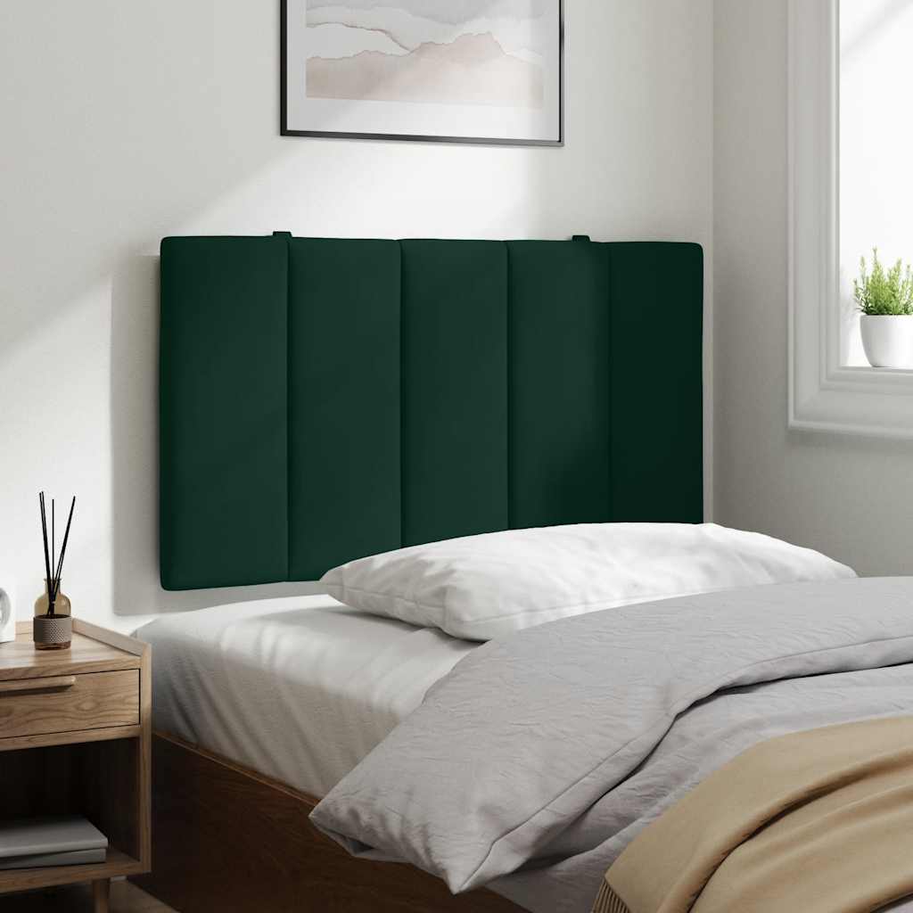 vidaXL Hoofdbordkussen "Hanko" 80 cm fluweel lichtgrijs