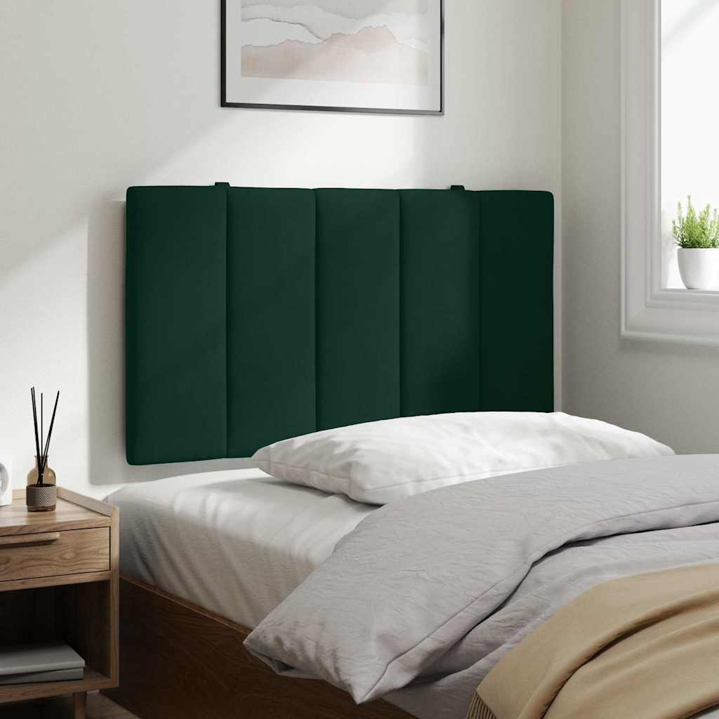 vidaXL Hoofdbordkussen "Hanko" 80 cm fluweel lichtgrijs