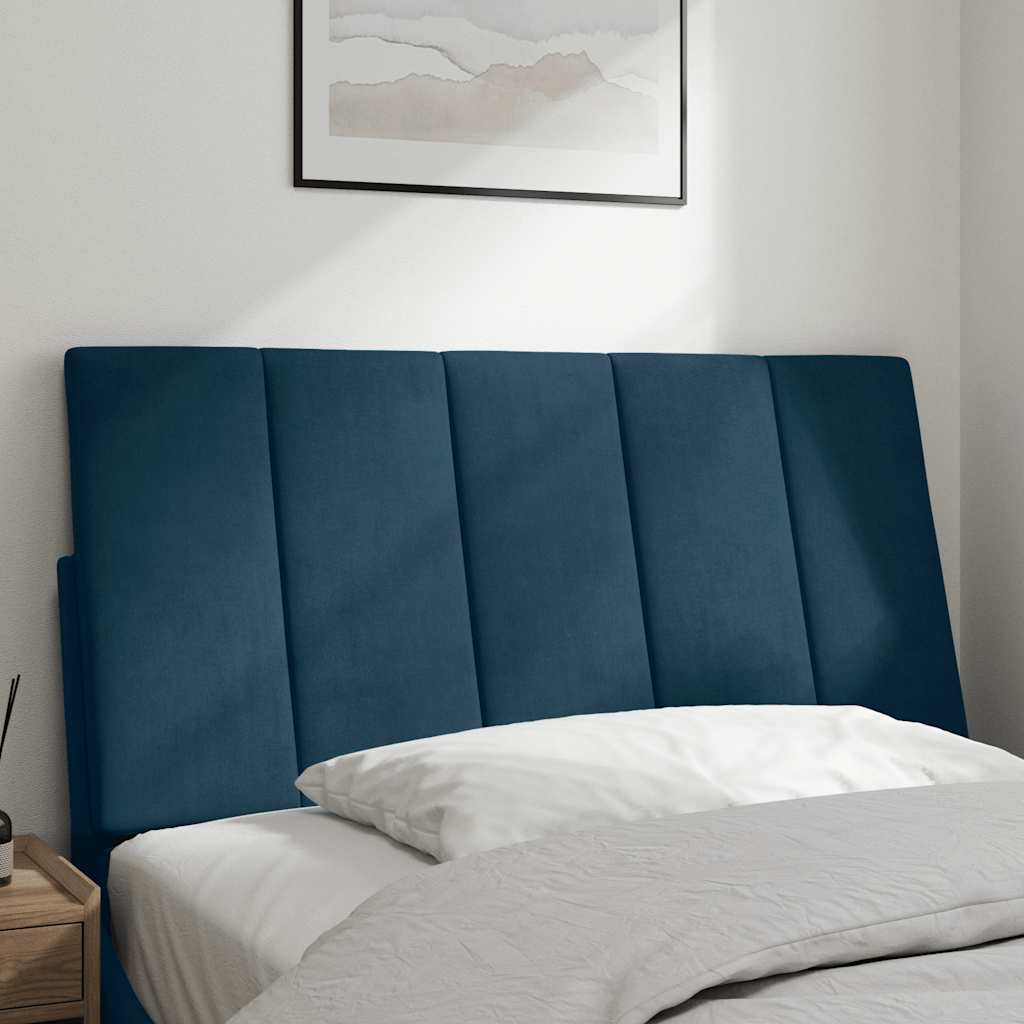 vidaXL Hoofdbordkussen "Hanko" 80 cm fluweel lichtgrijs