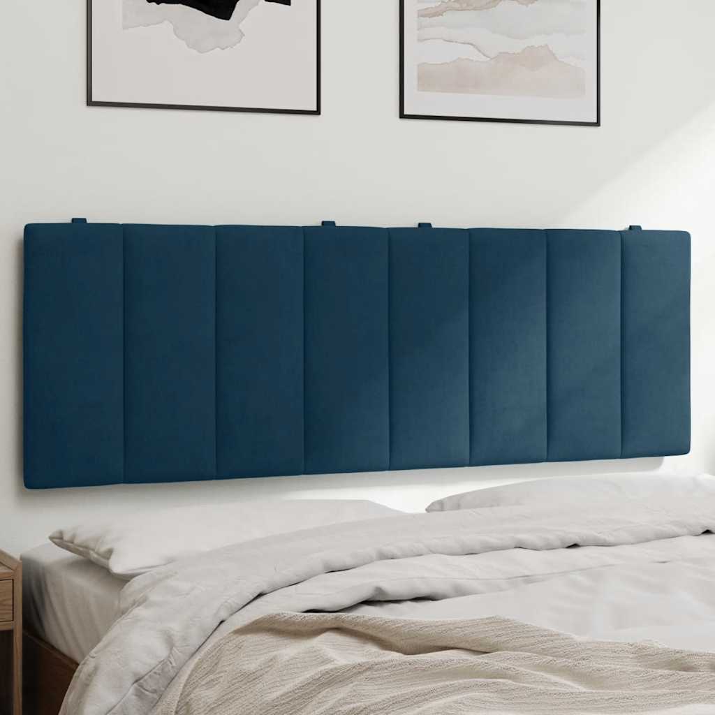 vidaXL Hoofdbordkussen "Hanko" 80 cm fluweel lichtgrijs