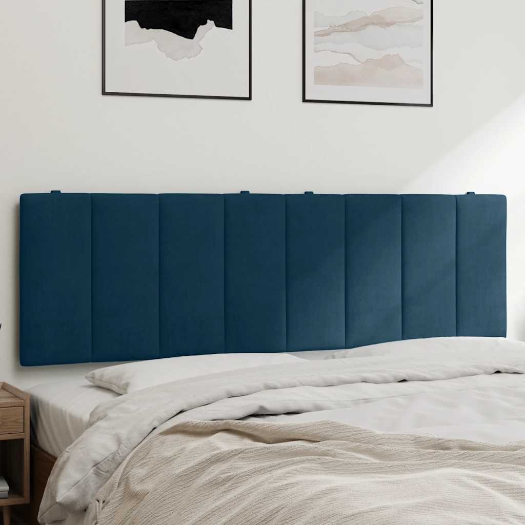 vidaXL Hoofdbordkussen "Hanko" 80 cm fluweel lichtgrijs