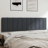 vidaXL Headboard Cushion "Hanko" Light Grey 100 cm Velvet