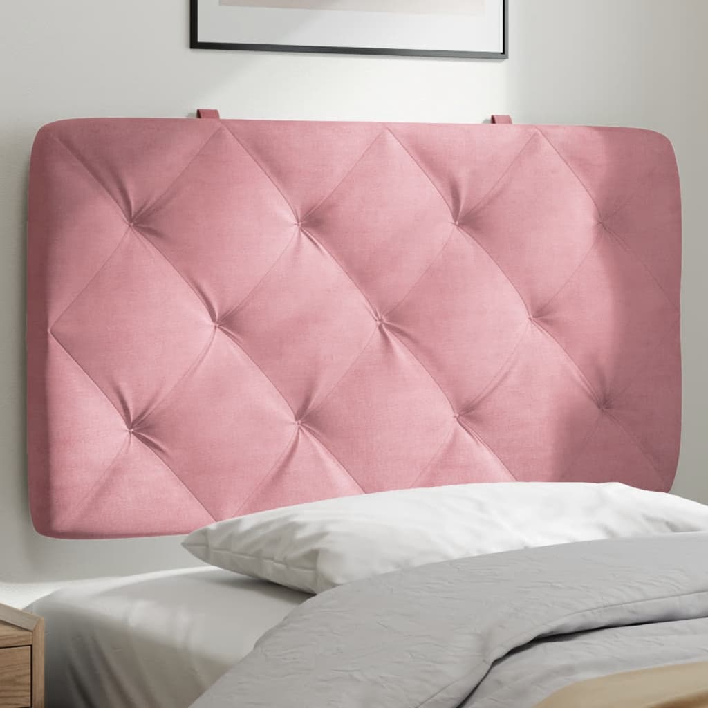 vidaXL Hoofdbordkussen 80 cm fluweel lichtgrijs