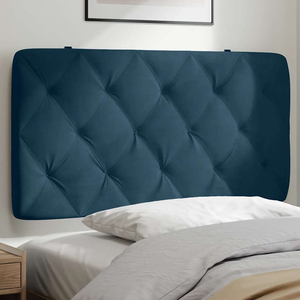 vidaXL Hoofdbordkussen 80 cm fluweel lichtgrijs