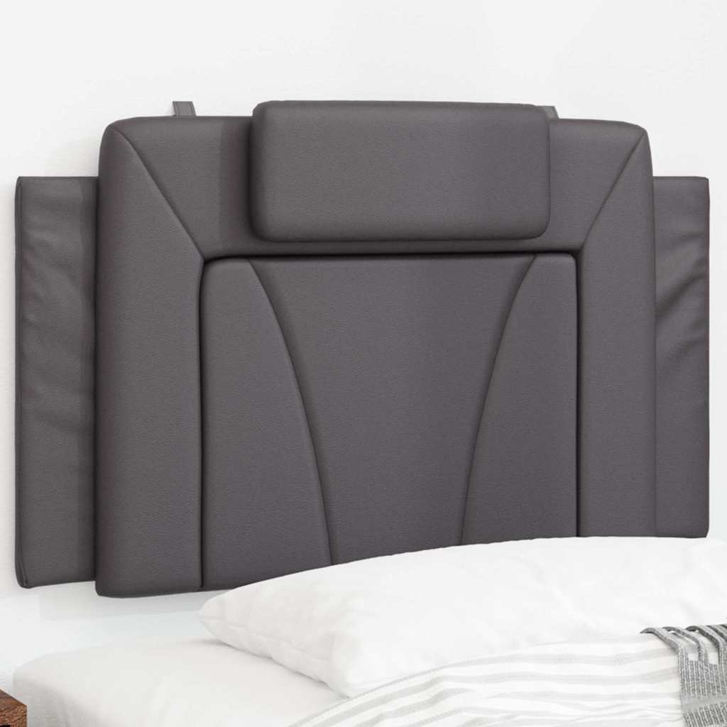 vidaXL Hoofdbordkussen "Viana" 80 cm kunstleer zwart