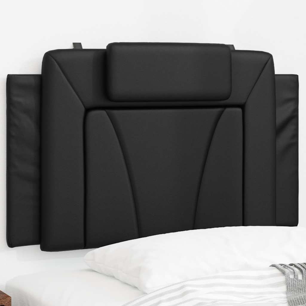 vidaXL Hoofdbordkussen "Viana" 80 cm kunstleer zwart