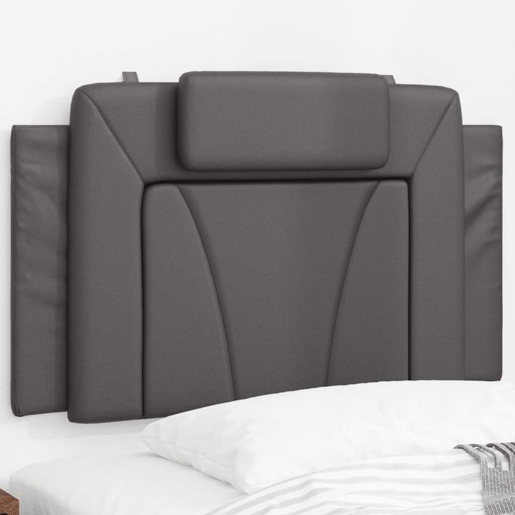 vidaXL Hoofdbordkussen "Viana" 80 cm kunstleer zwart