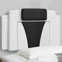 vidaXL Hoofdbordkussen "Viana" 80 cm kunstleer zwart
