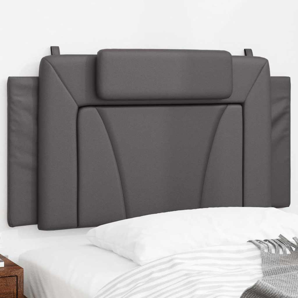 vidaXL Hoofdbordkussen "Viana" 80 cm kunstleer zwart