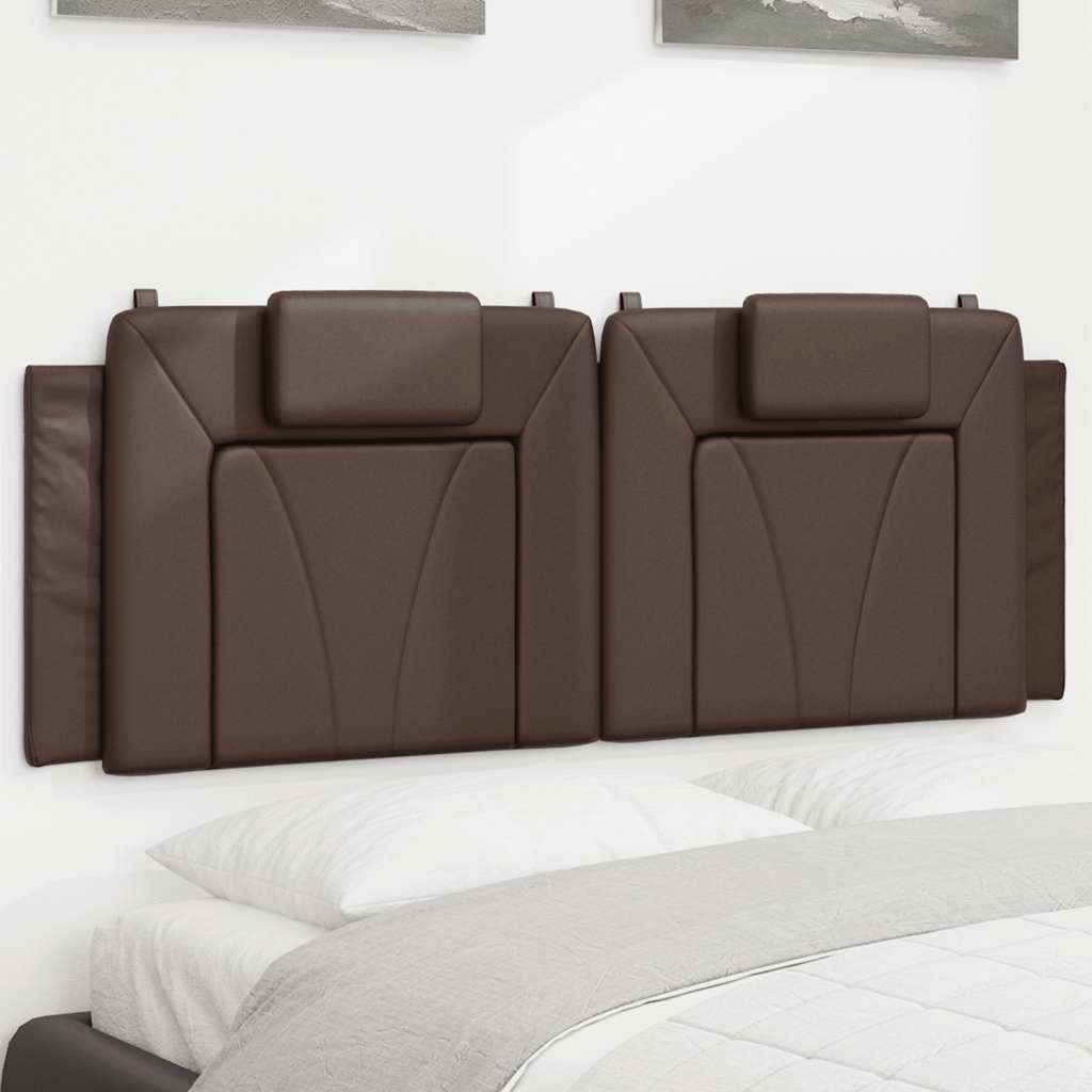 vidaXL Hoofdbordkussen "Viana" 80 cm kunstleer zwart