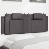 vidaXL Hoofdbordkussen "Viana" 80 cm kunstleer zwart