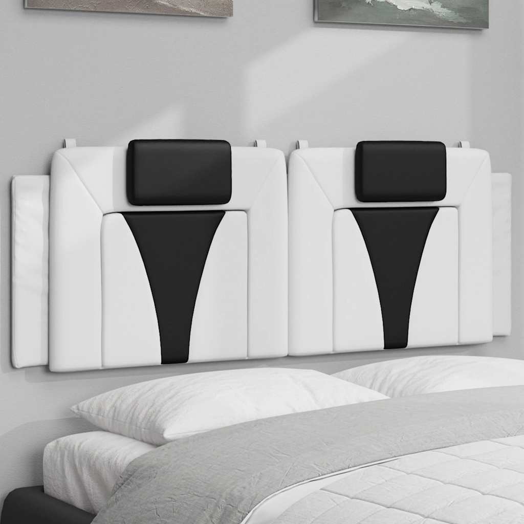 vidaXL Hoofdbordkussen "Viana" 80 cm kunstleer zwart